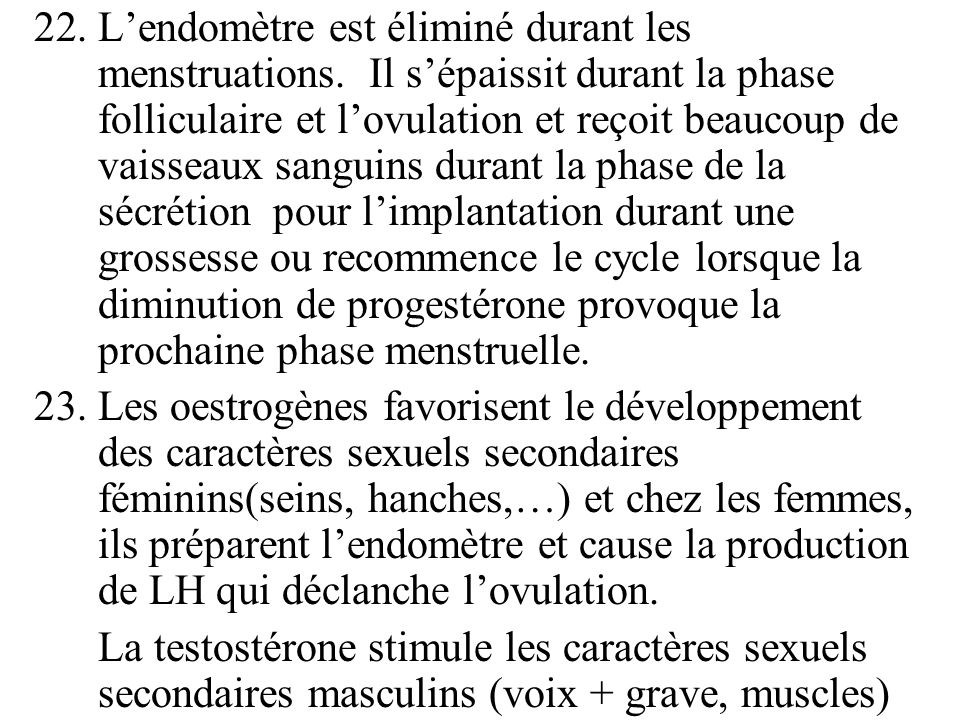 Page 202 Caract res sexuels primaires Caract res sexuels